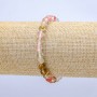 Armband aus Chalzedon auf Gummiband, assortierte Kugeln, Durchmesser ca. 6 mm, Länge ca. 18 cm