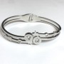 Armband Xuping Rhodium-beschichtet, Dicke 5,5 mm + -, Durchmesser 63 × 54 mm +