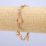 Armband Xuping 18K-Vergoldung, Dicke ca. 6,5 mm, Länge 17–20 cm