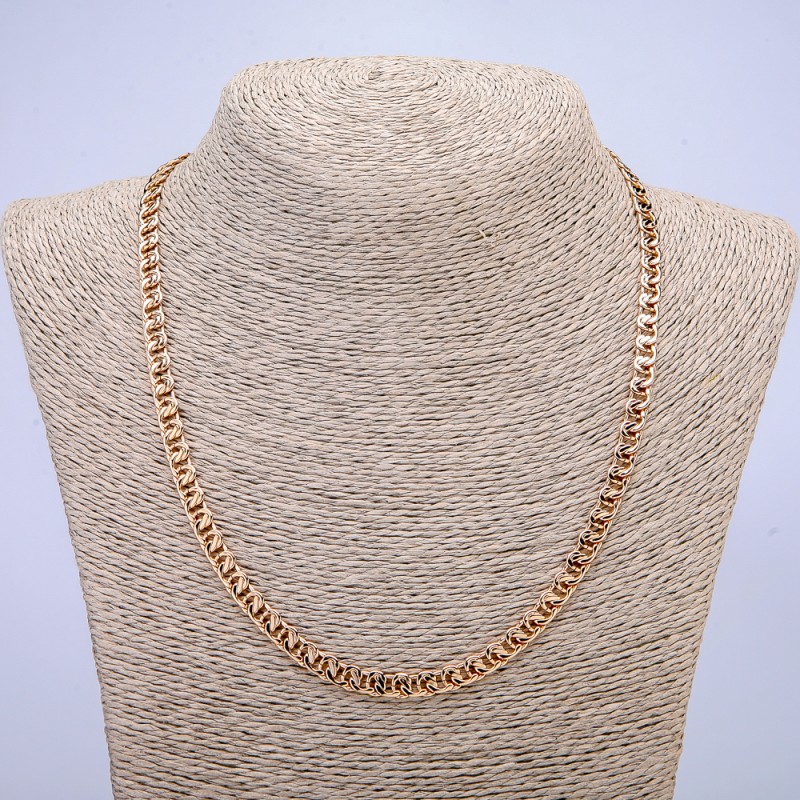 Kette Xuping Vergoldung 18K, Dicke 6 mm + -, Länge 50 cm +