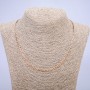 Xuping-Kette mit 18K-Vergoldung, Dicke 3 mm, Länge 50 cm