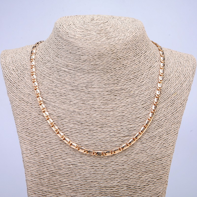 Kette Xuping Vergoldung 18K, Dicke 4,5 mm, Länge 48 cm