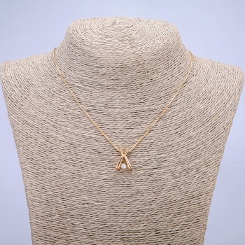 Kette Xuping mit 18K-Vergoldung und Anhänger, Dicke 1,2 mm, Länge 44 cm