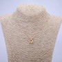 Kette Xuping mit 18K-Vergoldung und Anhänger, Dicke 1,2 mm, Länge 44 cm