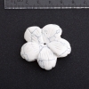 Fassung 'Blume' aus natürlichem Chalzedon, Durchmesser 41 mm