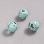 Pandora-Perle Türkis 16 × 14 mm, Lochdurchmesser 5,5 mm