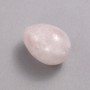 Rosenquarz-Ei, Durchmesser 40 × 30 mm+