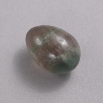 Dekoratives Ei aus Fluorit, Durchmesser 40 x 30 mm