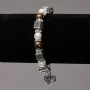 Armband aus Flussperlen und Tigerauge
