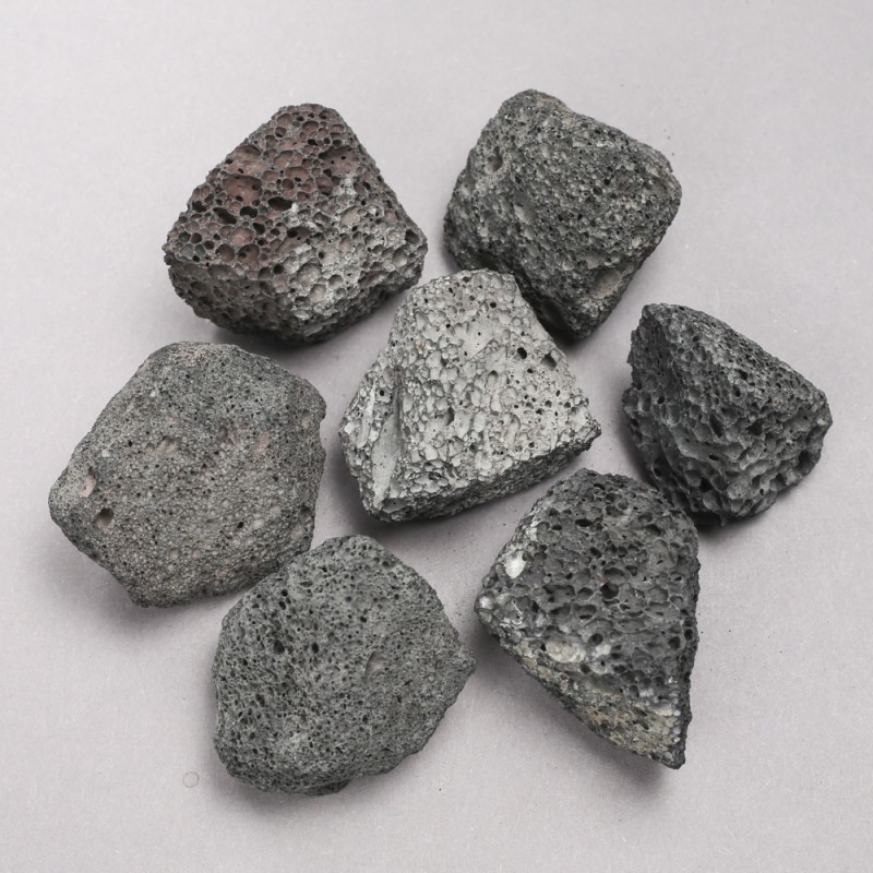 Lavasteine – Souvenir-Natursteine, Durchmesser ca. 40×30 mm, Verpackung 100 g, assortiert in Größen