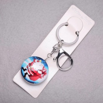 Anhänger Weihnachtsmann mit Geschenketasche, Länge 10 cm