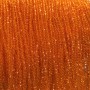 Perlen tschechischen Kristalls auf Faden – Orange, transparent, facettierte Rondell-Perlen, Durchmesser ca. 3×2,5 mm, Länge 36–38 cm +