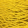 Perlen aus tschechischem Kristall auf Schnur, gelb matt, facettierte Rondell-Perlen, Durchmesser 3,5×3 mm + -, Länge 36–38 cm +