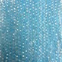 Perlen aus tschechischem Kristall auf Faden, blau-transparent mit benzinfarbener Beschichtung, facettierte Rondelle, Durchmesser 6×5 mm, Länge ca. 40–42 cm + -