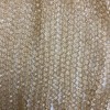 Perlen aus tschechischem Kristall, honigbernsteinfarbene, transparente facettierte Rondellen, Durchmesser 6 × 5 mm + -, Länge 40 cm +, auf Monofilamentfaden