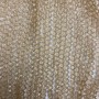 Perlen aus tschechischem Kristall, honigbernsteinfarbene, transparente facettierte Rondellen, Durchmesser 6 × 5 mm + -, Länge 40 cm +, auf Monofilamentfaden
