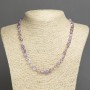 Kette aus natürlichem Amethyst, facettierte Perlen, Durchmesser 7×6 mm, Länge ca. 45 cm