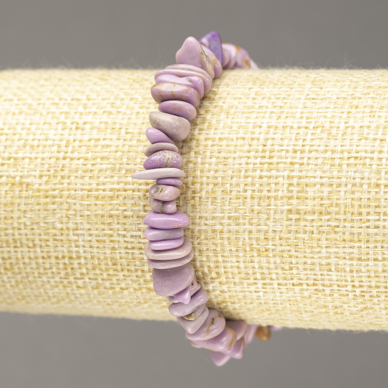 Elastisches Armband aus Phosphosiderit (künstlich), Granulat 8×3 mm+