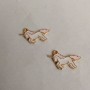 Schmuckzubehör – Anhänger Einhorn emailliert, 9 Stück, 22×12 mm