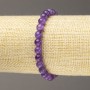 Lepidolith-Armband (künstlich) glatte Kugel, Ø ca. 6 mm ± (Stretch-Basis)