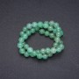 Perlen aus natürlicher Jade – Kugelperlen, Durchmesser ca. 8 mm, Länge 38 cm