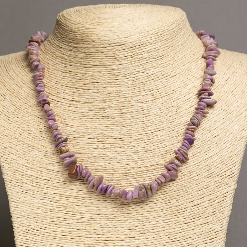 Kette aus Phosphosiderit (einzeln) 8×3 mm-Chips, Länge 46–49 cm