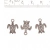 Schmuckzubehör – Muschelanhänger, 1 cm, Verpackung 20 g (20 Stück)