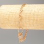 Armband Xuping 18K-Vergoldung, Länge 19–22 cm, Dicke 6 mm ±, Dicke 4 mm ±
