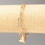 Armband Xuping Vergoldung 18K Herz L 16–20 cm, Dicke 6,5 mm ±, Dicke 9 mm ±