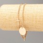 Armband Xuping Vergoldung "Kreuz" 18K, Länge 18–22 cm, Dicke ca. 2 mm