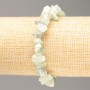 Armband aus natürlichem Onyx-Chips, Durchmesser ca. 14,5 x 4–7 x 3 mm, Länge 18 cm, auf Elastikband