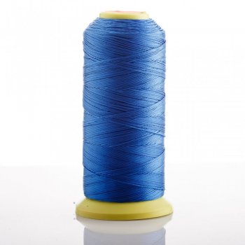 Blauer Spulenfaden, Ø 0,3 mm, Nylon, für Handarbeiten, 500 m
