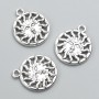 Schmuckzubehör – Anhänger Sonne 20×17 mm, Verpackung 10 Stück ±, 20 g