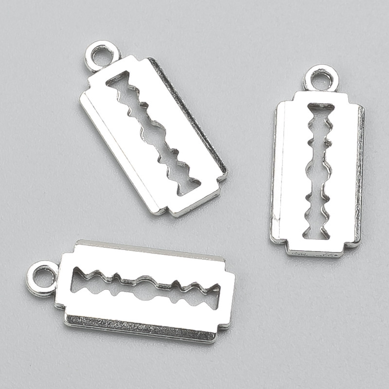 Anhänger Schmuckzubehör Klinge 21×9 mm Packung 15 Stück ±