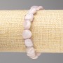 Armband aus Kunzit, polierte Kugeln, Durchmesser 10 x 13 mm ±, auf Elastikband, Länge 18 cm+
