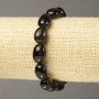 Armband Rauchquarz aus Naturstein, facettiert, Ø 13×10 mm ±, Länge ca. 18 cm