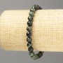 Armband aus Ozean-Jaspis, glatte Kugeln, Durchmesser ca. 6,5 mm, Länge 18 cm (Stretcharmband)