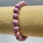 Phosphosiderit-Armband (künstlich) facettierte Kugel, Durchmesser ca. 10 mm, Länge 18 cm (Stretcharmband)