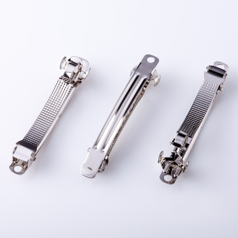 Preis pro Packung / 10 Stk. Basis für Haarnadel „2-Klick“ 6 cm