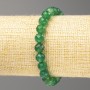 Armband aus Chrysopras-Naturstein – facettierte Kugeln, Ø 8 mm, Länge 18 cm (Stretcharmband)