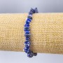 Armband aus natürlichem Sodalit – Steinchen, Durchmesser ca. 8 x 4 mm, Länge 18 cm (Stretcharmband)