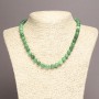 Kette aus Chrysoprase (künstlich) glatte Kugeln, Ø 8 mm, Länge ca. 45 cm