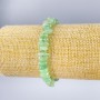 Armband aus natürlichem Nephrit, Kieselstücke, Durchmesser 7–10×5 mm, Länge 18 cm (Elastisches Armband)