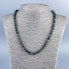 Ozeanjasper-Kette, glatte Kugeln, Durchmesser ca. 6,5 mm, Länge ca. 50 cm
