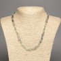 Kette aus natürlichem Fluorit, facettiert Ø 7×5 mm ±, Länge 48 cm