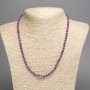 Collier aus Fosfosiderit, facettierte Würfel, Durchmesser 4×4 mm, Länge 48 cm +