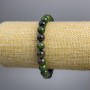 Armband Zoisit (künstlich) glatte Kugeln, Durchmesser ca. 8 mm, Länge 18 cm, elastisches Armband
