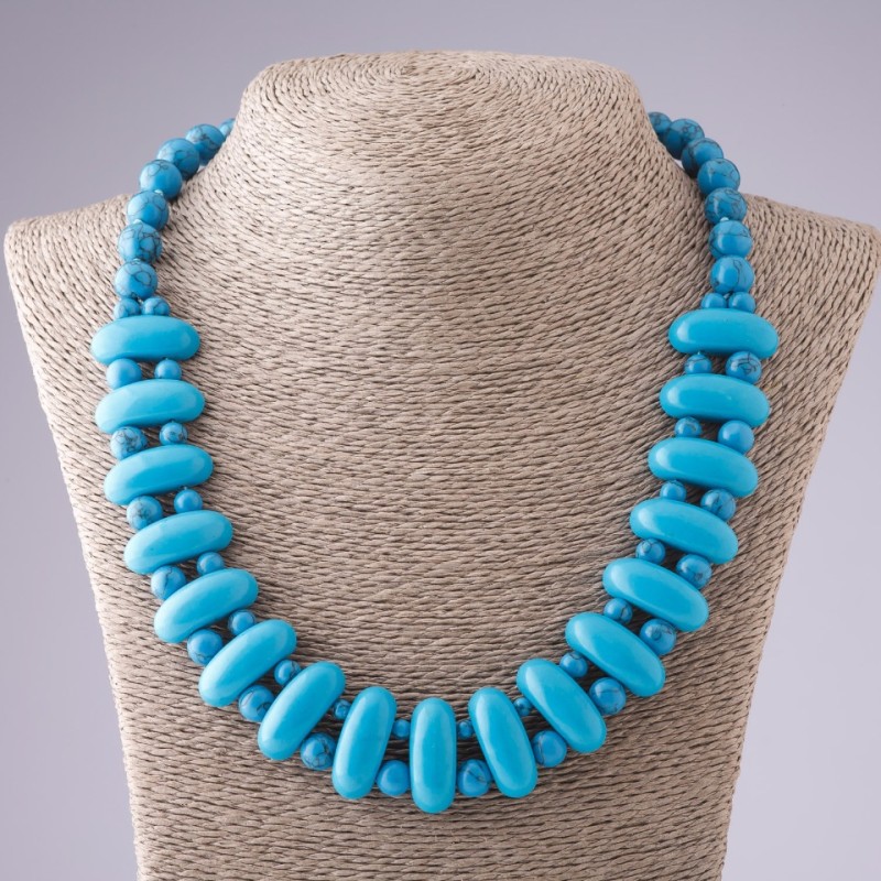Kleopatra-Kette aus blauem Türkis
