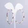 Xuping Ohrringe in Ringform – Vergoldung 18K, Dicke 3 mm ±, Durchmesser 50 mm+