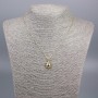 Kette Xuping – 18K Vergoldung mit Sonnenanhänger, Durchmesser ca. 17 × 16 mm, mit Verlängerungskette, Länge ca. 53 cm, Dicke ca. 1 mm
